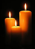 bougies allumées